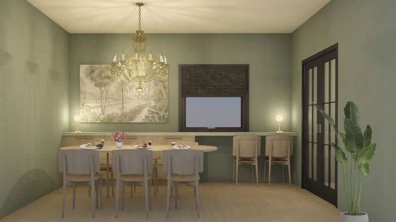 Spisestue med plass til hele familien